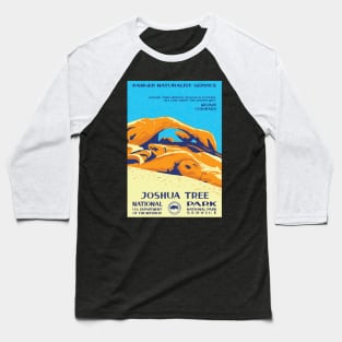 Joshua Tree National Park Arch Rock WPA Baseball T-Shirt